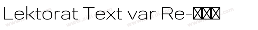 Lektorat Text var Re字体转换